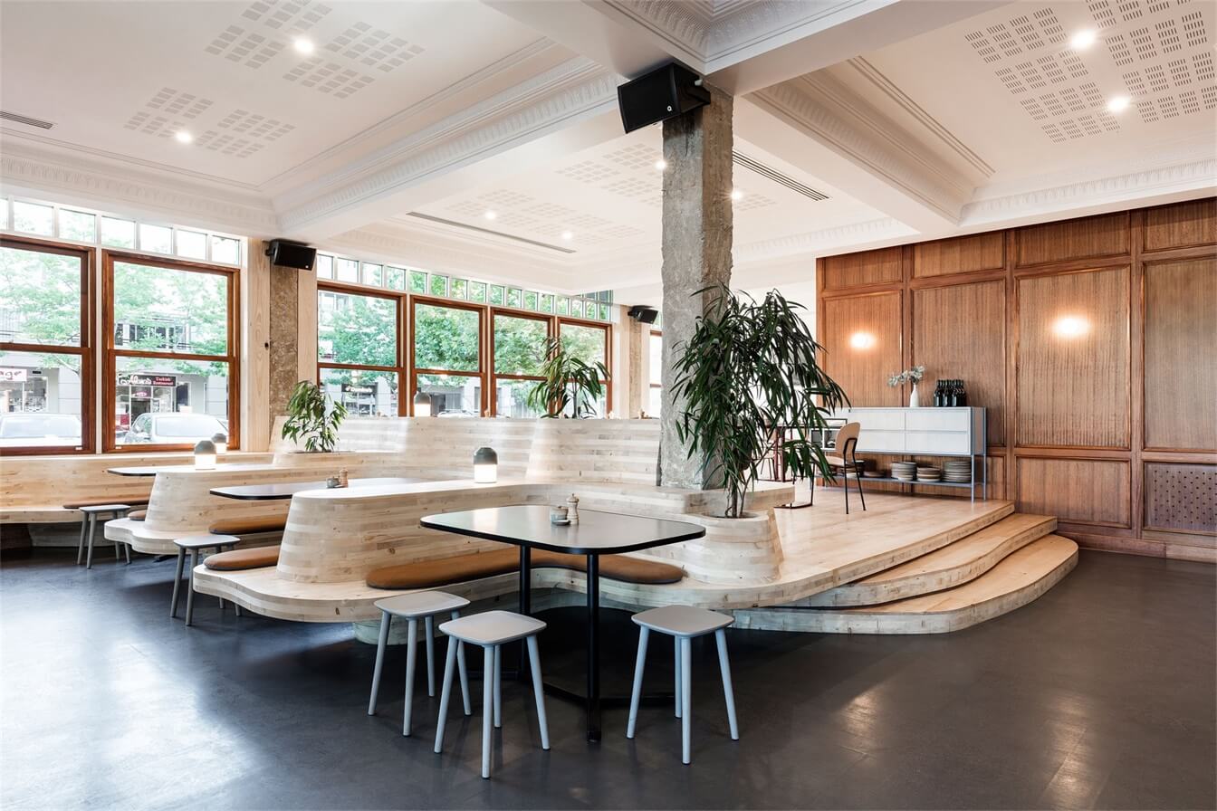 餐飲空間,咖啡館設計,堪培拉咖啡館設計,墨爾本Foolscap工作室,精品餐廳設計,自然風