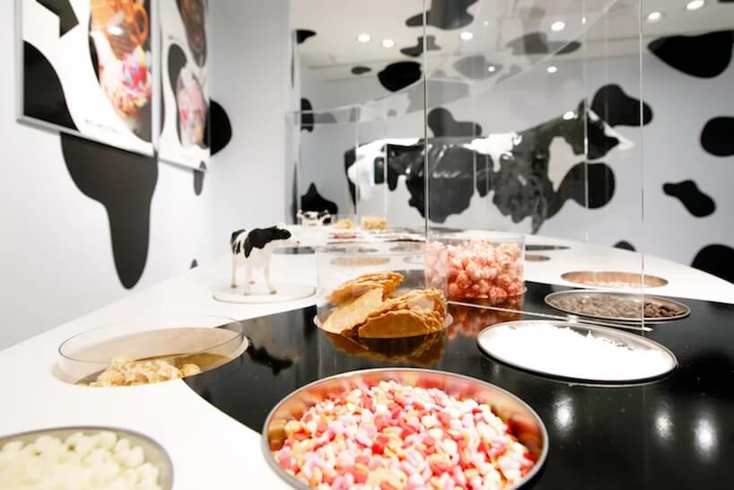 商業空間,日本奶製品商店設計,日本小店設計,奶牛元素,ryusuke nanki設計,日本北海道牛奶地