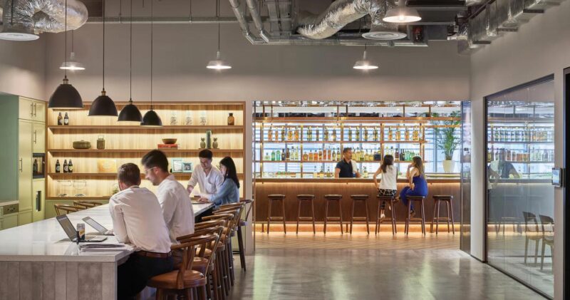 點燃一種新的辦公文化，新加坡Diageo亞太區辦公室設計