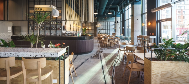 餐飲空間,餐廳設計,國外餐廳設計,工業風餐廳設計