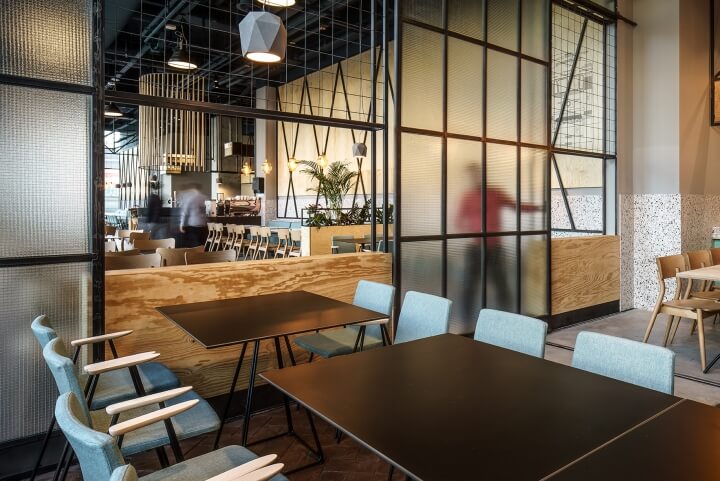 餐飲空間，餐廳設計，國外餐廳設計，工業風餐廳設計