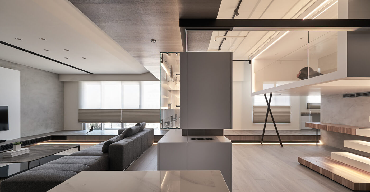 住宅空間,私人住宅空間設計,Hey!Cheese,盒子元素,台灣設計,現代風格