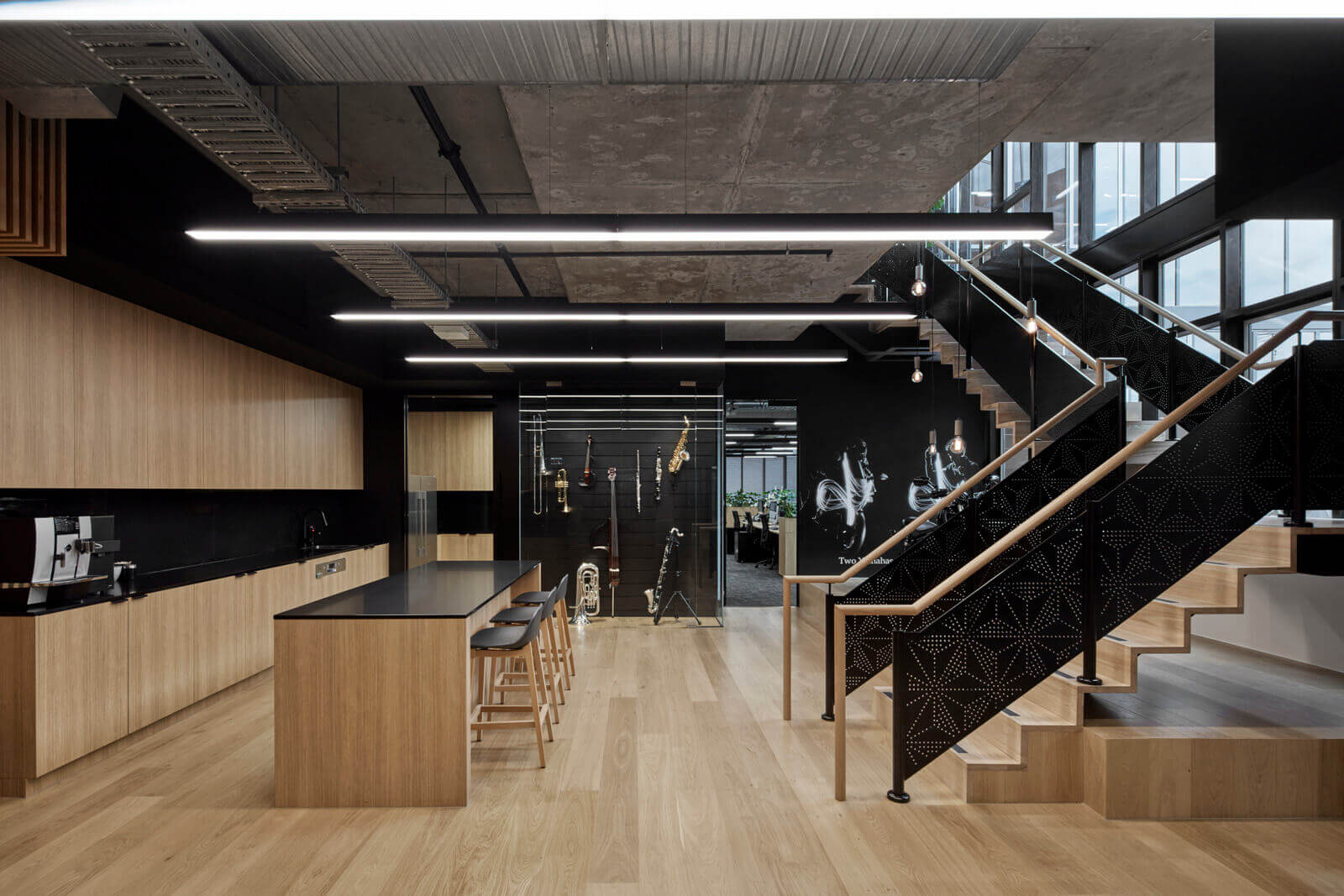 樂器公司辦公室設計,辦公空間,辦公室設計,YAMAHA雅馬哈辦公室設計,雅馬哈澳大利亞總部設計