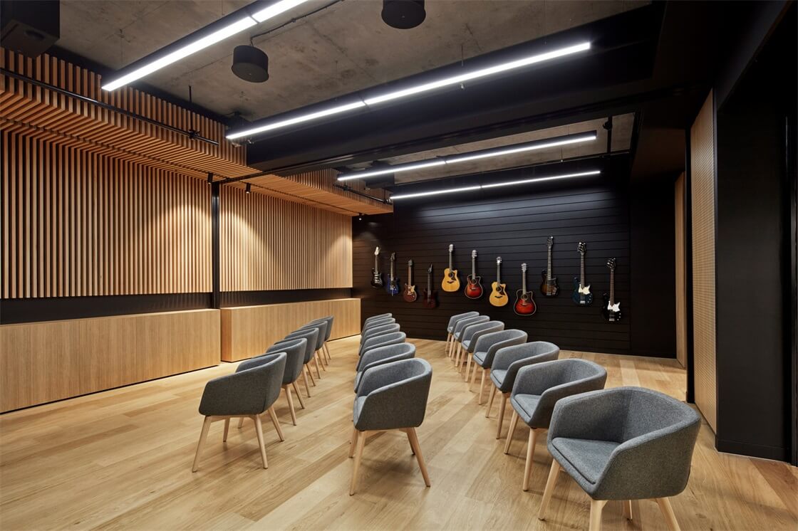 樂器公司辦公室設計,辦公空間,辦公室設計,YAMAHA雅馬哈辦公室設計,雅馬哈澳大利亞總部設計