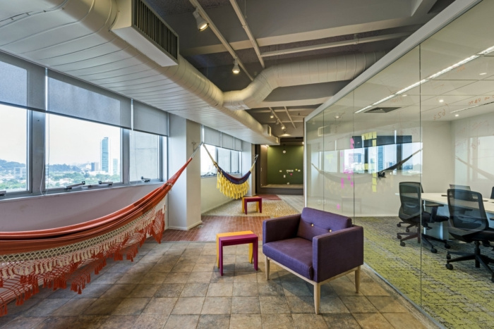 辦公空間,國外辦公室設計,現代風格辦公室設計,巴西辦公室設計,開放式辦公室設計