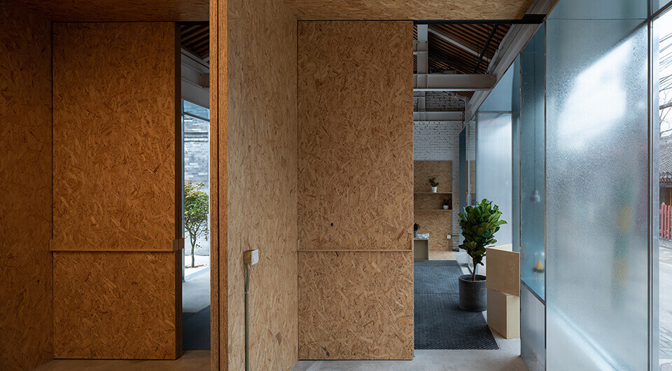 辦公空間，多功能空間，PAGEONE辦公室與藝文展場，建築改造，胡同改造設計，商業與辦公空間，文創空間