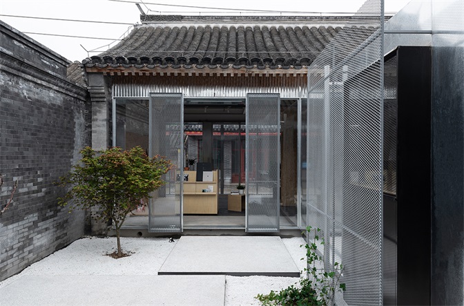 辦公空間，多功能空間，PAGEONE辦公室與藝文展場，建築改造，胡同改造設計，商業與辦公空間，文創空間