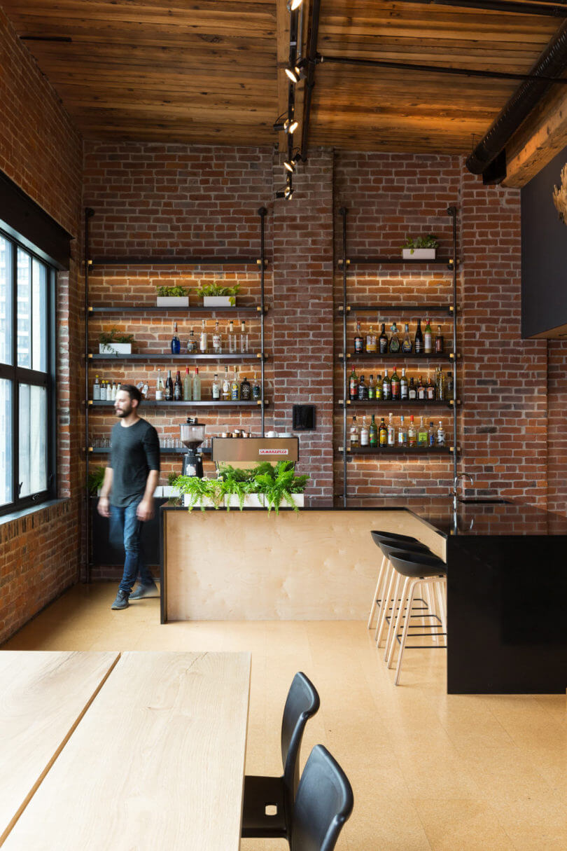 辦公空間,國外辦公室設計,工業風格辦公室設計,通信軟件公司辦公室設計,開放式辦公室設計,Slack總部