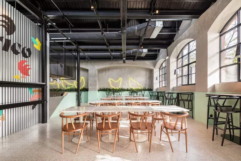 餐飲空間,餐廳設計,國外餐廳設計,工業風餐廳設計,優雅工業風餐廳設計,建築改造餐廳設計