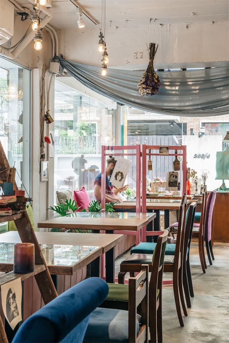 餐飲空間,餐廳咖啡廳設計,混搭風餐廳設計,國外咖啡廳設計