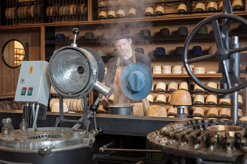 改造空間,商業空間,工業風設計,製帽工作室,工業美學