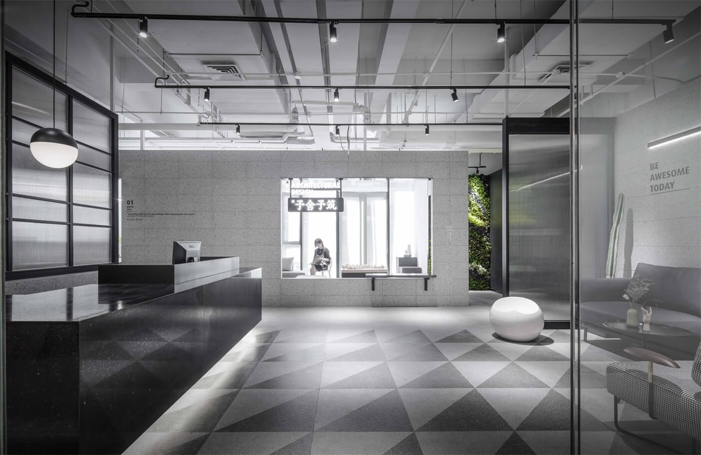 辦公空間,設計公司辦公室設計,予舍予築辦公室設計,極簡主義風格辦公室