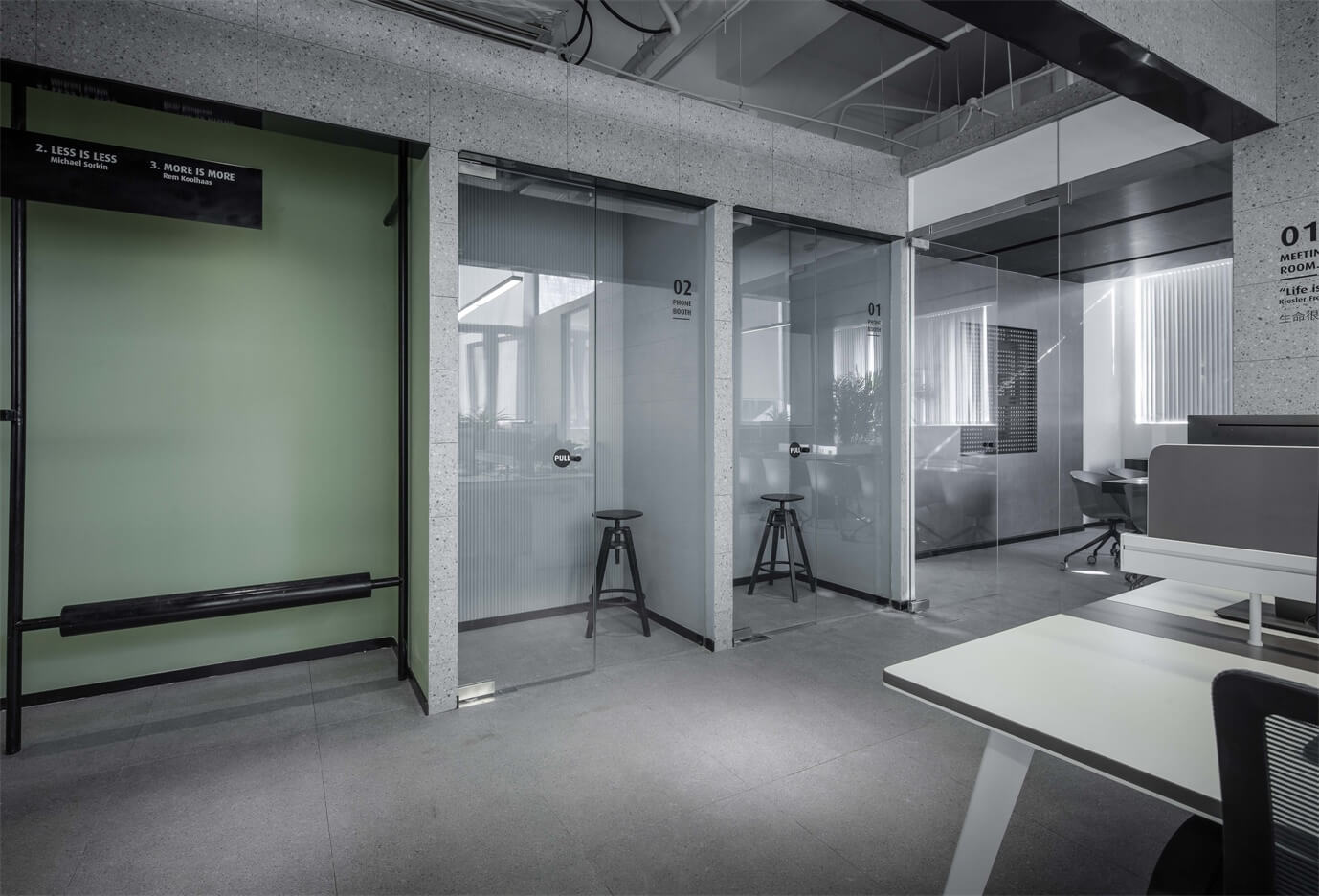 辦公空間,設計公司辦公室設計,予舍予築辦公室設計,極簡主義風格辦公室