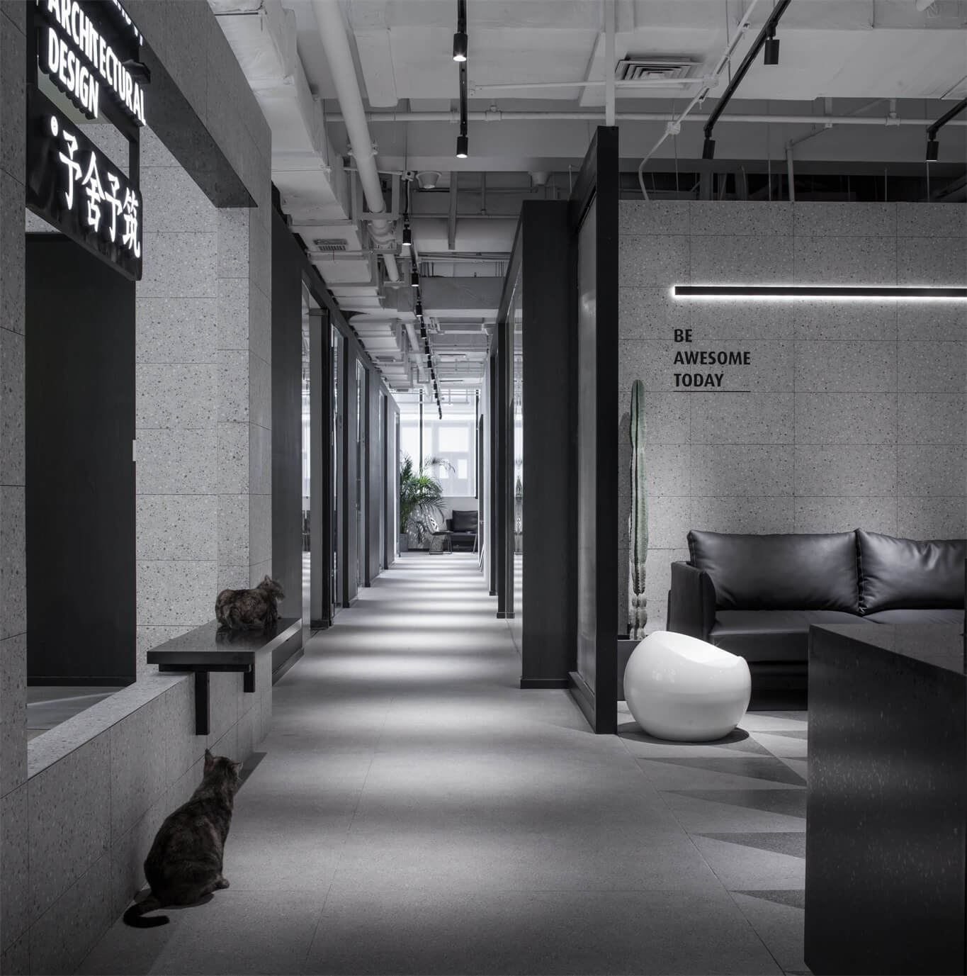 辦公空間,設計公司辦公室設計,予舍予築辦公室設計,極簡主義風格辦公室