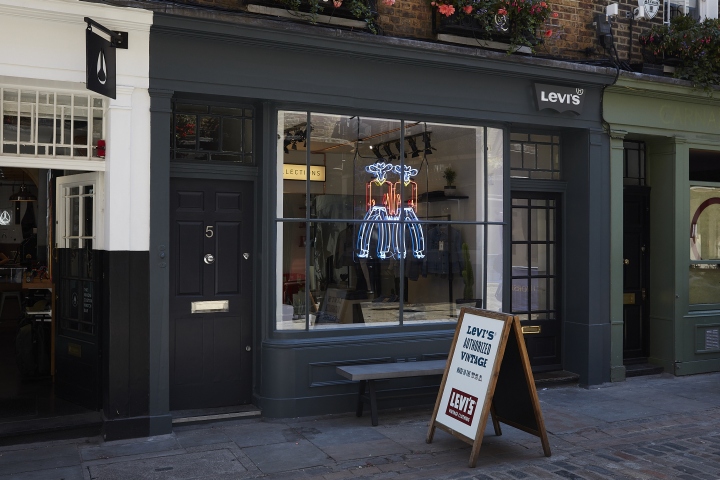 商業空間，倫敦Levi’s®零售店設計，零售店設計，服裝店設計，店鋪改造
