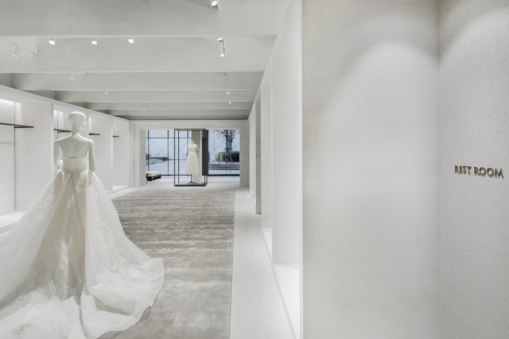 商業空間,高定婚紗店設計,旗艦店設計,極簡主義設計,產品展廳設計