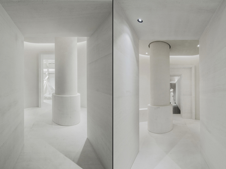 商業空間,高定婚紗店設計,旗艦店設計,極簡主義設計,產品展廳設計