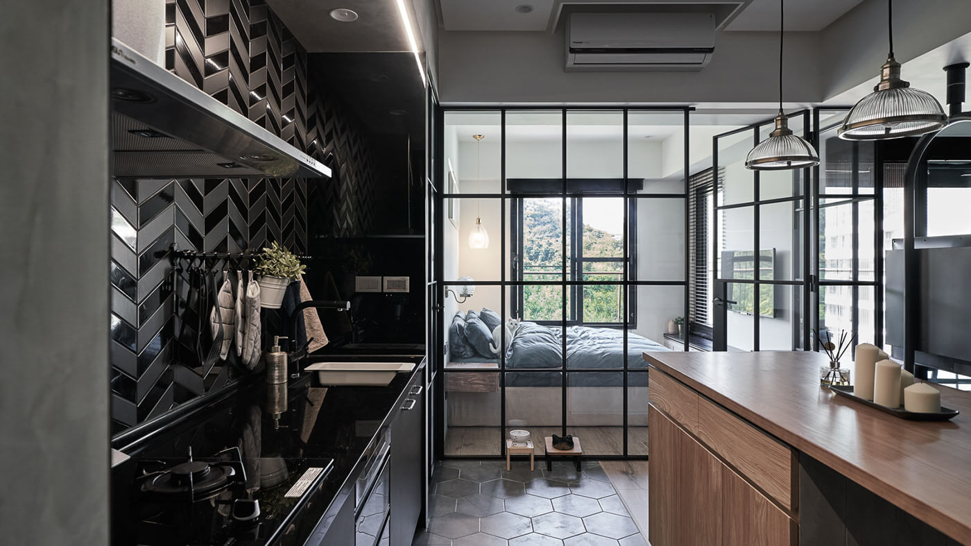 住宅空間，小公寓設計，開放式住宅設計，台灣住宅設計，工業風住宅設計