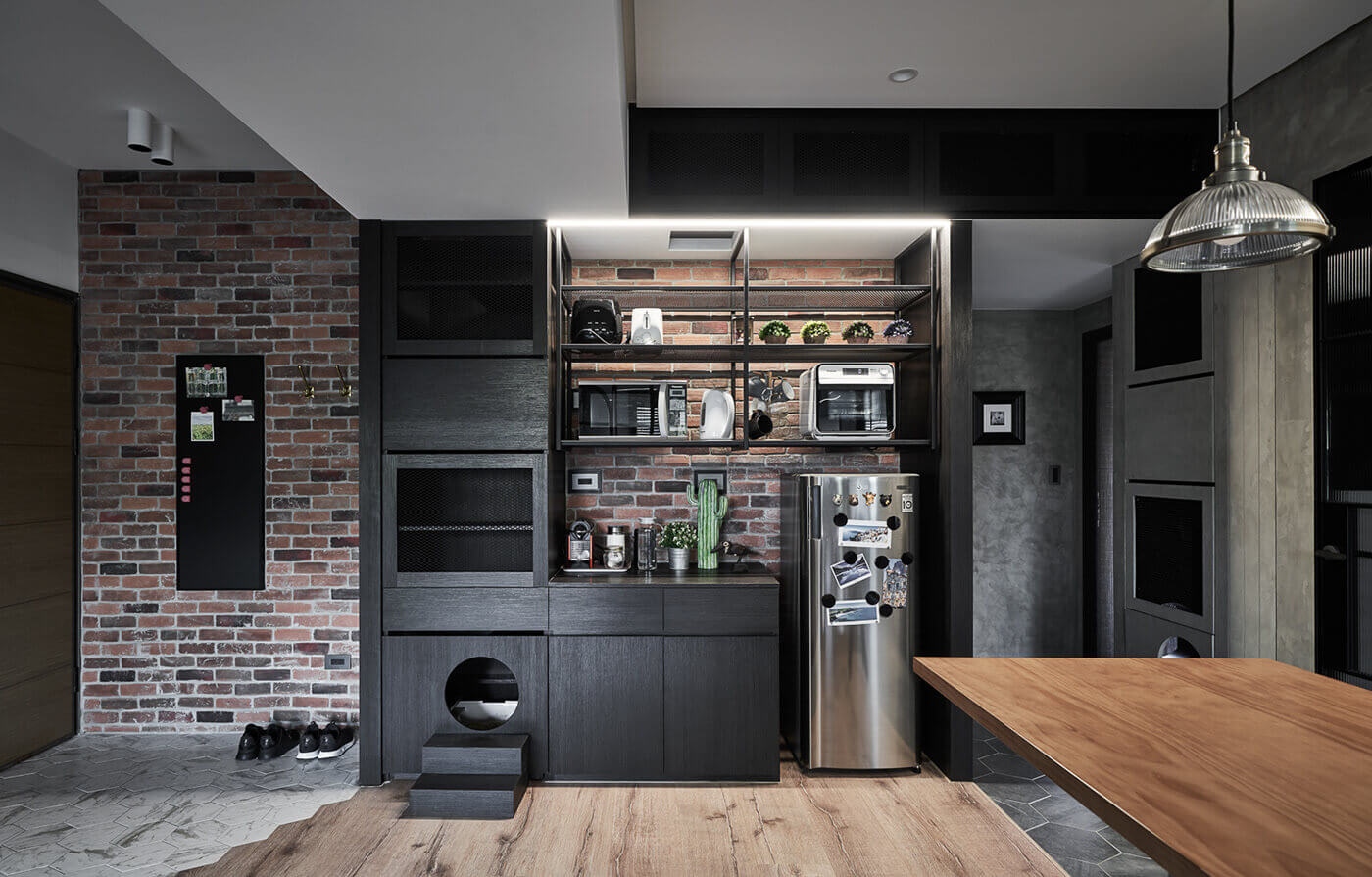 住宅空間，小公寓設計，開放式住宅設計，台灣住宅設計，工業風住宅設計