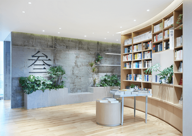 商業空間，書店設計，廣州書店設計，唐寧書店，立品設計