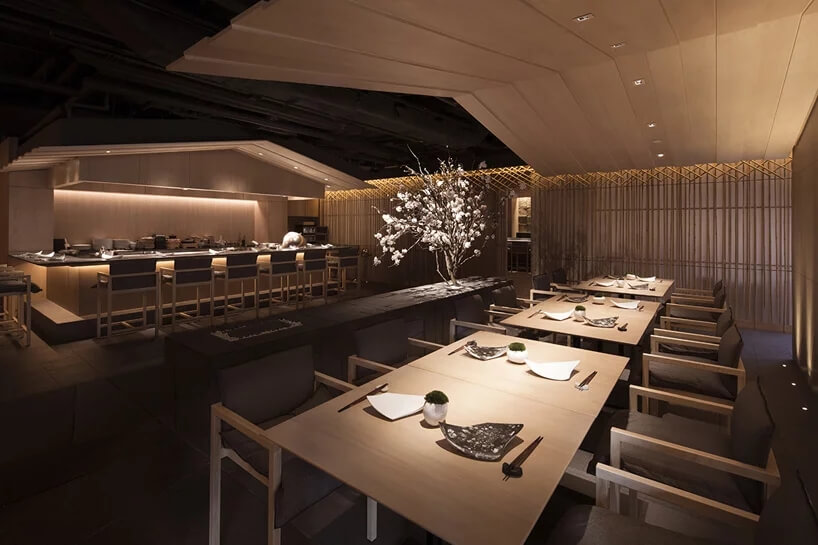 餐飲空間，餐廳設計，香港餐廳設計，香港Také餐廳設計，隈研吾設計
