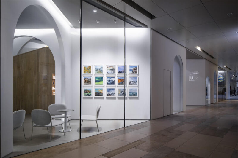 折疊拱券之上海二回畫廊設計