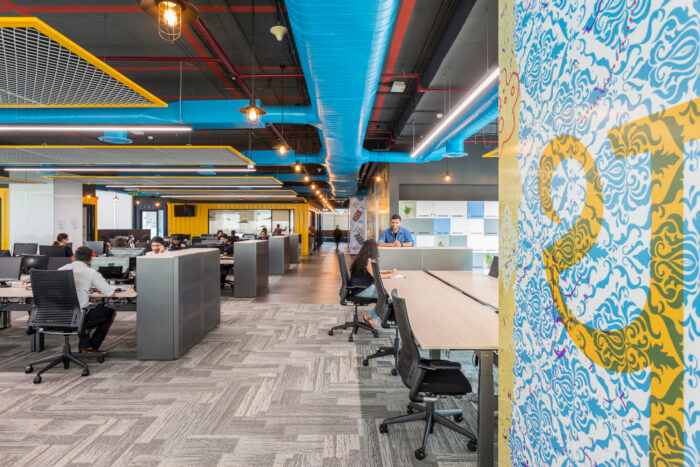 辦公空間，辦公室設計，繽客辦公室設計，孟買繽客辦公室設計，穆氏設計