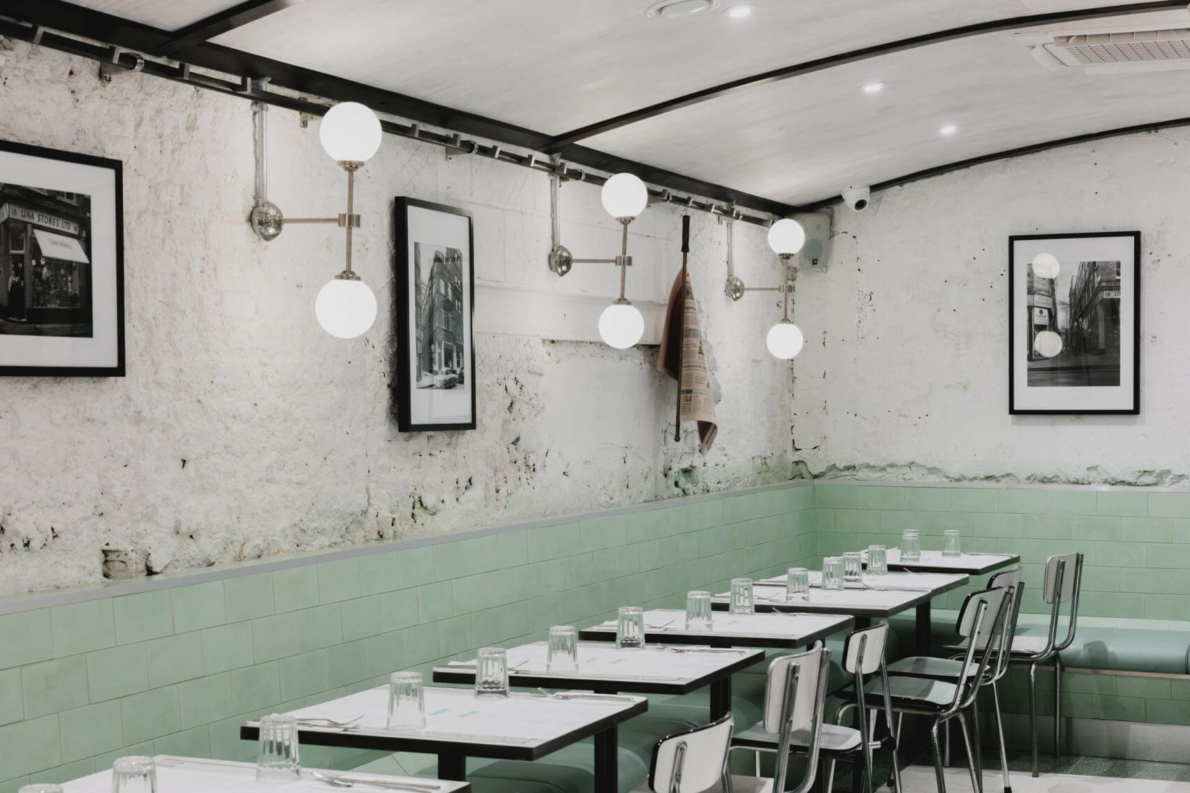 餐飲空間，餐廳設計，小食店設計，倫敦複古風餐廳設計，熟食店設計