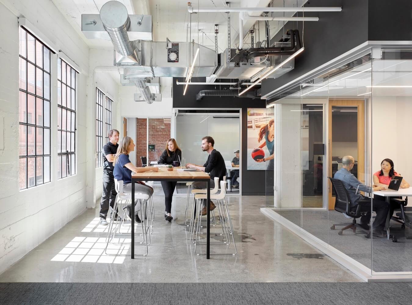 辦公空間,辦公室設計,建築改造辦公室設計,廠房改造,Under Armour辦公室設計