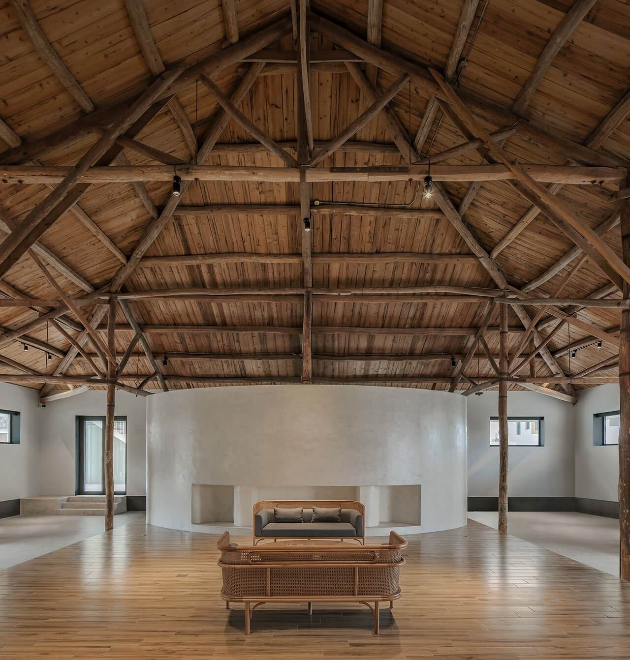 酒店空間，度假村設計，精品民宿設計，建築改造酒店設計，老糧倉改造，九熹•大樂之野，網紅民宿