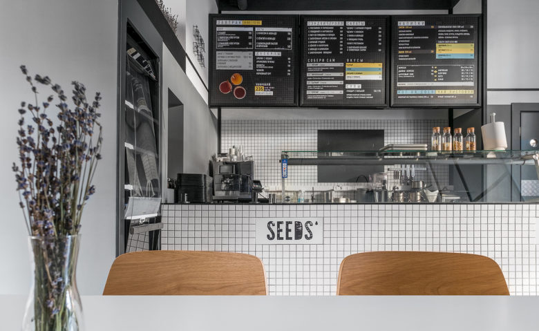 餐飲空間,咖啡廳設計,國外咖啡廳設計,Seeds'cafe,簡約明亮風,工業風格咖啡廳