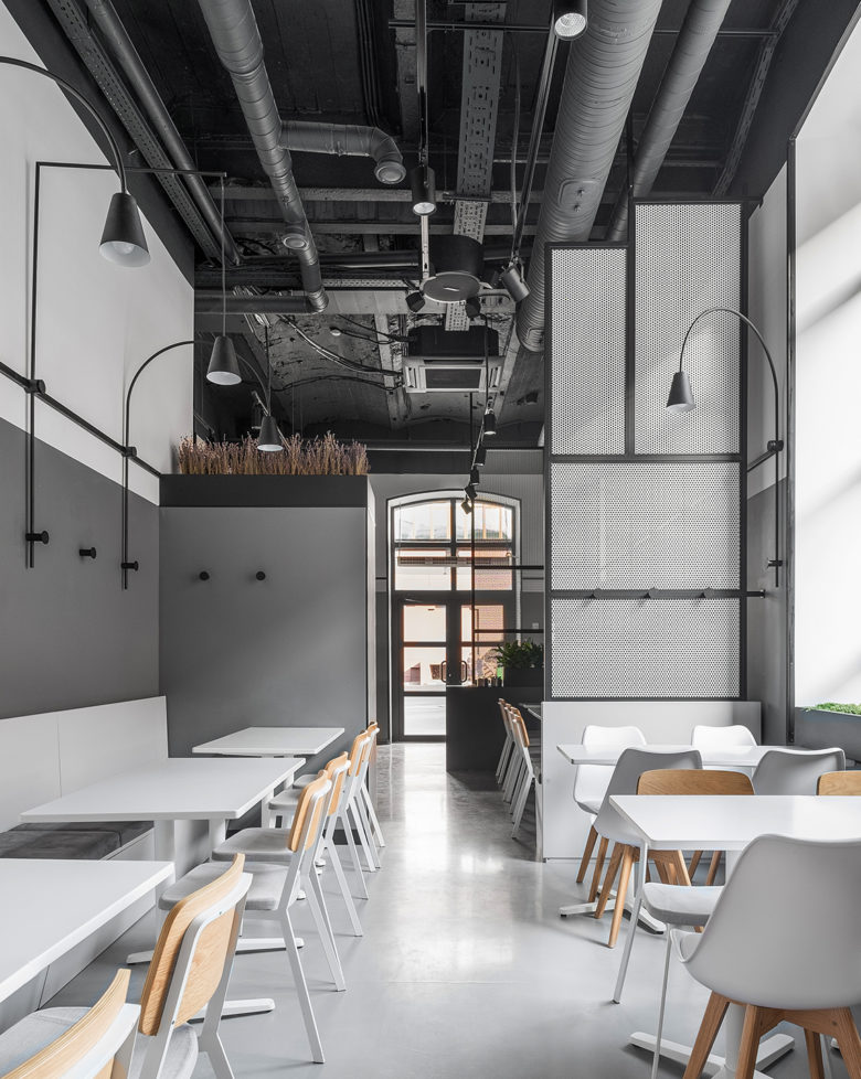 餐飲空間,咖啡廳設計,國外咖啡廳設計,Seeds'cafe,簡約明亮風,工業風格咖啡廳