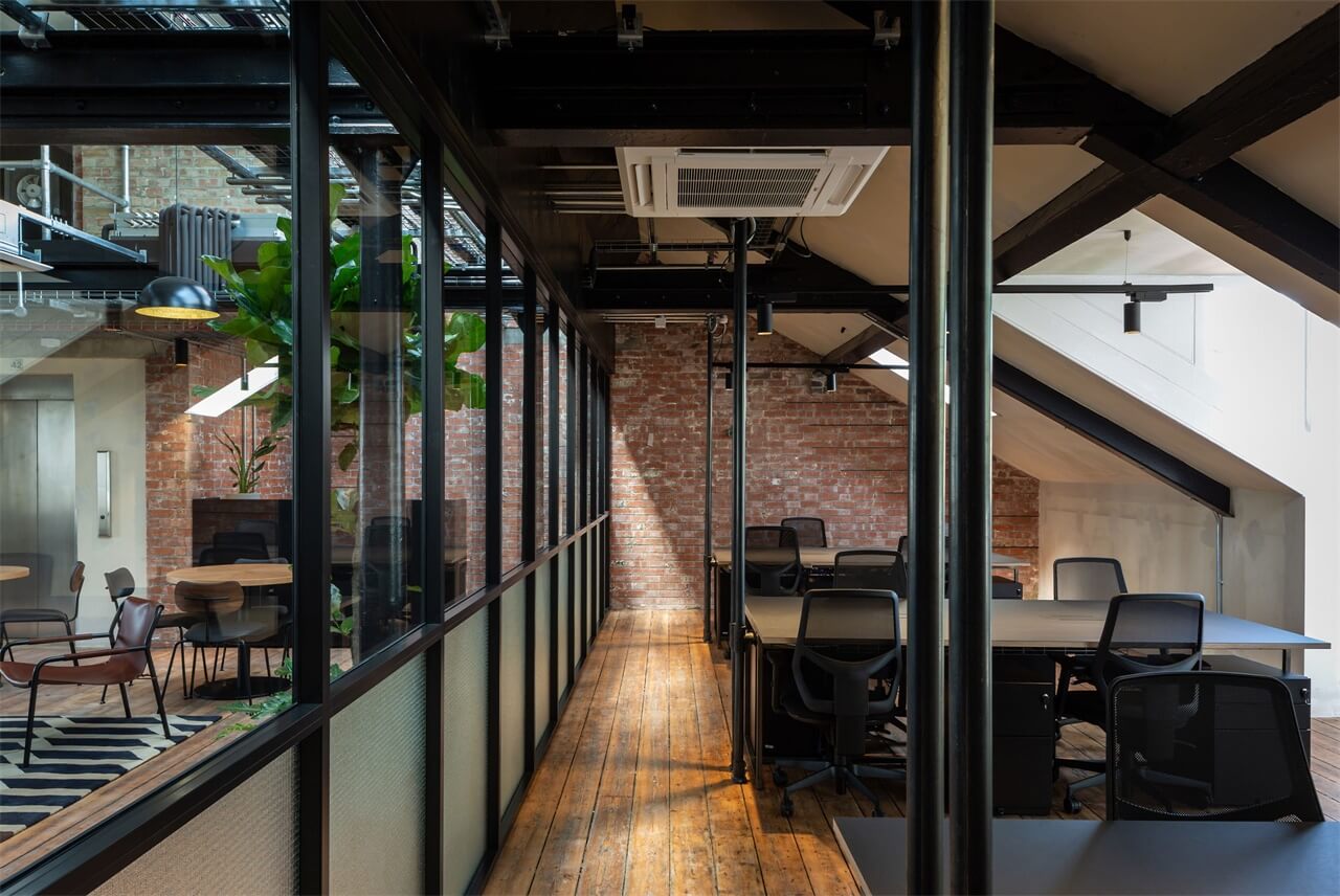 辦公空間,聯合辦公室設計,共享辦公室,印刷廠改造辦公室設計