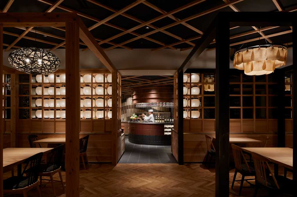 餐飲空間,酒店餐廳設計,日式餐廳設計,日本元素,自助餐廳設計