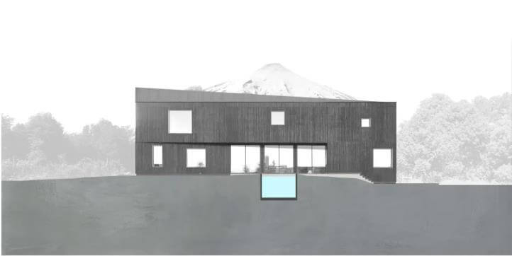 住宅設計,景觀設計,住宅建築設計,碳化木,建築外立麵設計