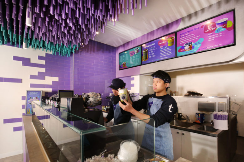 餐飲空間,茶飲小店設計,小空間,國外茶飲店設計,墨爾本Tealive茶飲店