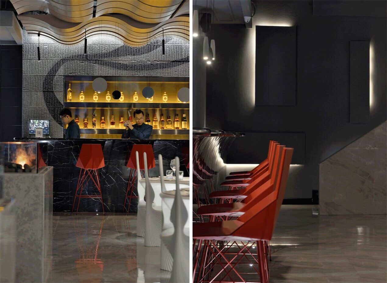 餐飲空間,太原餐廳設計,國內餐廳設計,輕奢風