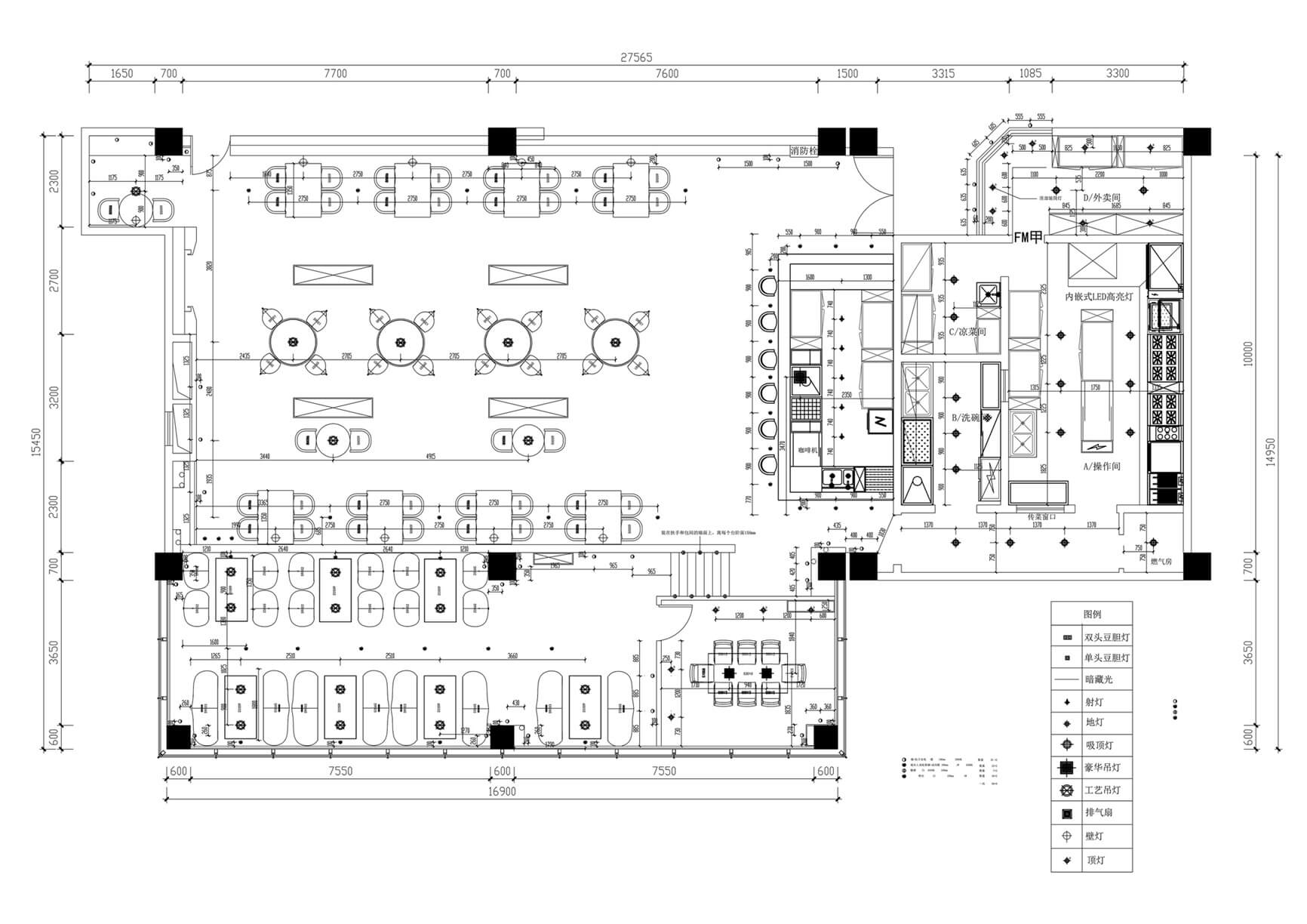 餐飲空間,太原餐廳設計,國內餐廳設計,輕奢風