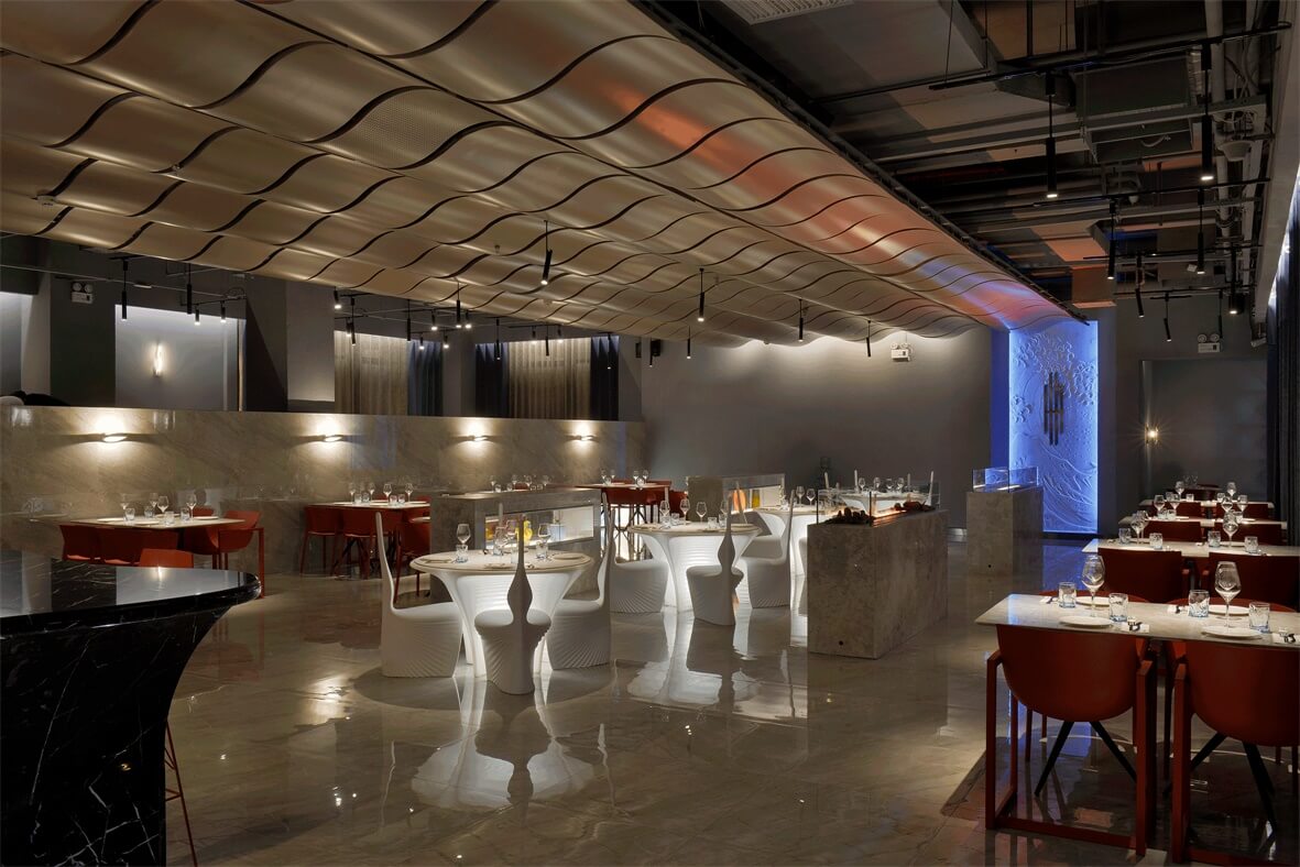 餐飲空間,太原餐廳設計,國內餐廳設計,輕奢風