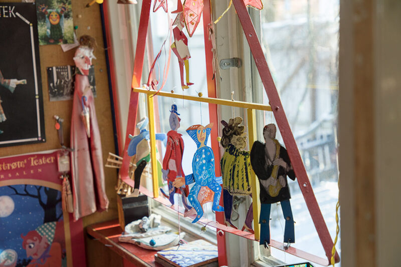 一個有著頑皮思想的91歲老藝術家的工作室