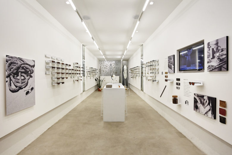 商業空間，眼鏡店設計，國外眼鏡店設計，簡約空間，100多平米眼鏡店設計