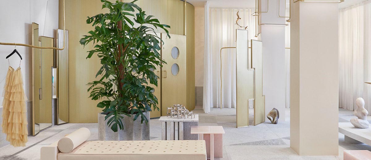 女裝店設計,零售店設計,國外女裝零售店,巴黎FORTE FORTE女裝零售店,高級女裝店