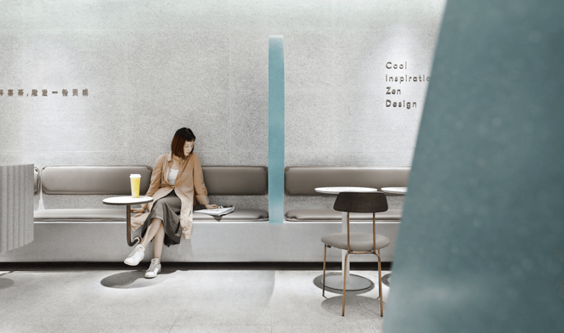 HEYTEA STORE 喜茶深圳中心書城店店麵設計