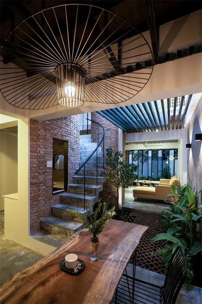 住宅空間設計,私人住宅空間,現代住宅設計,越南排屋設計,120平米住宅設計