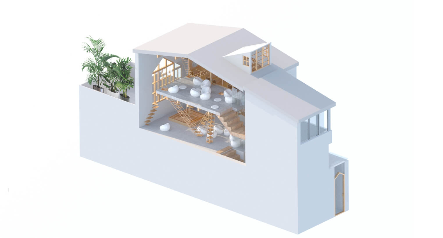 商業空間,擼貓體驗館,貓之一隅,室內改造設計,上海田子坊