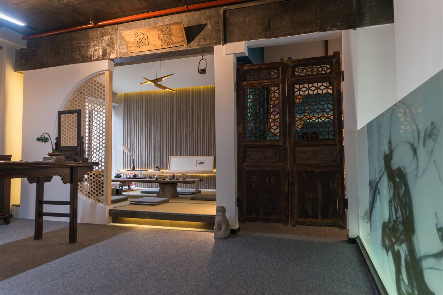 辦公空間,辦公\藝術空間設計,設計公司辦公室設計,新中式辦公室,廣州一脈設計