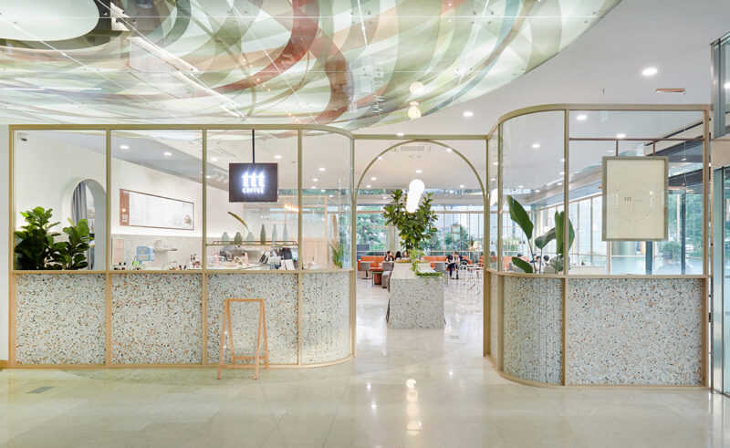 韓國簡潔明亮的ttt咖啡廳設計–M4