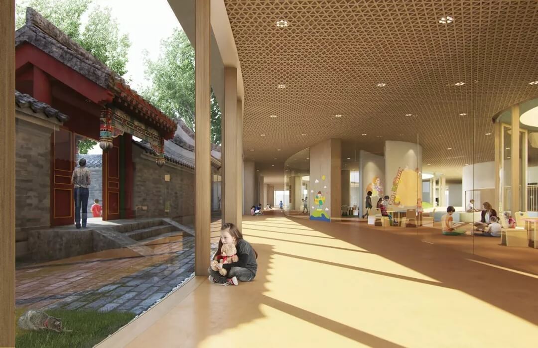 MAD，馬岩鬆建築事務所，幼兒園設計，北京，四合院改造，幼兒園改造設計