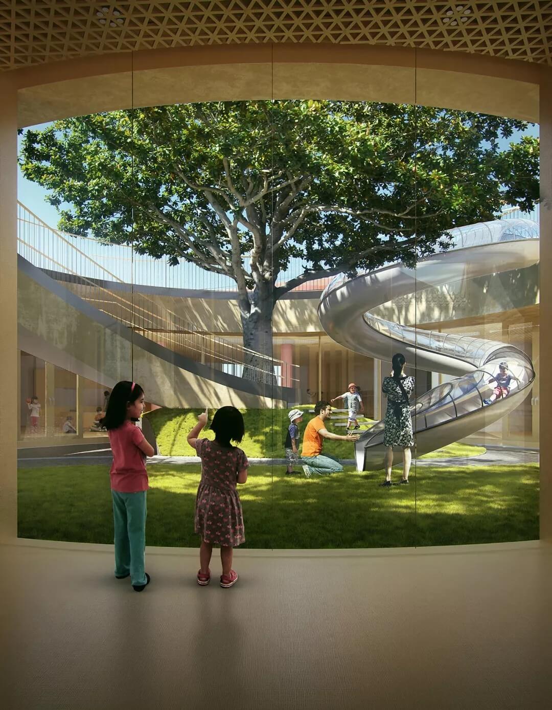 MAD，馬岩鬆建築事務所，幼兒園設計，北京，四合院改造，幼兒園改造設計