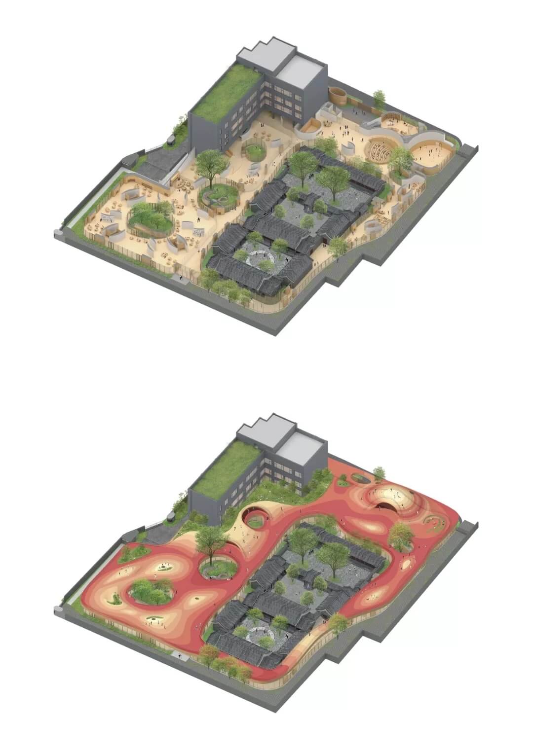 MAD,馬岩鬆建築事務所,幼兒園設計,北京,四合院改造,幼兒園改造設計